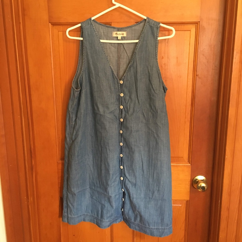 Madewell button-front denim dress! - Picture 2 of 6